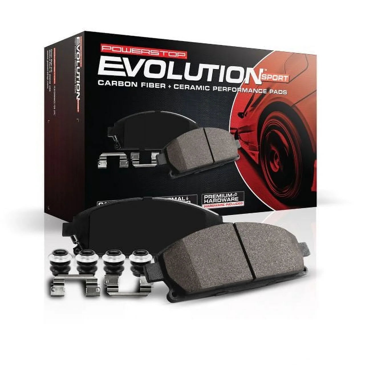 Power Stop Rear Z23 Evolution Carbon-Fiber Ceramic Brake Pads Z23-1746
