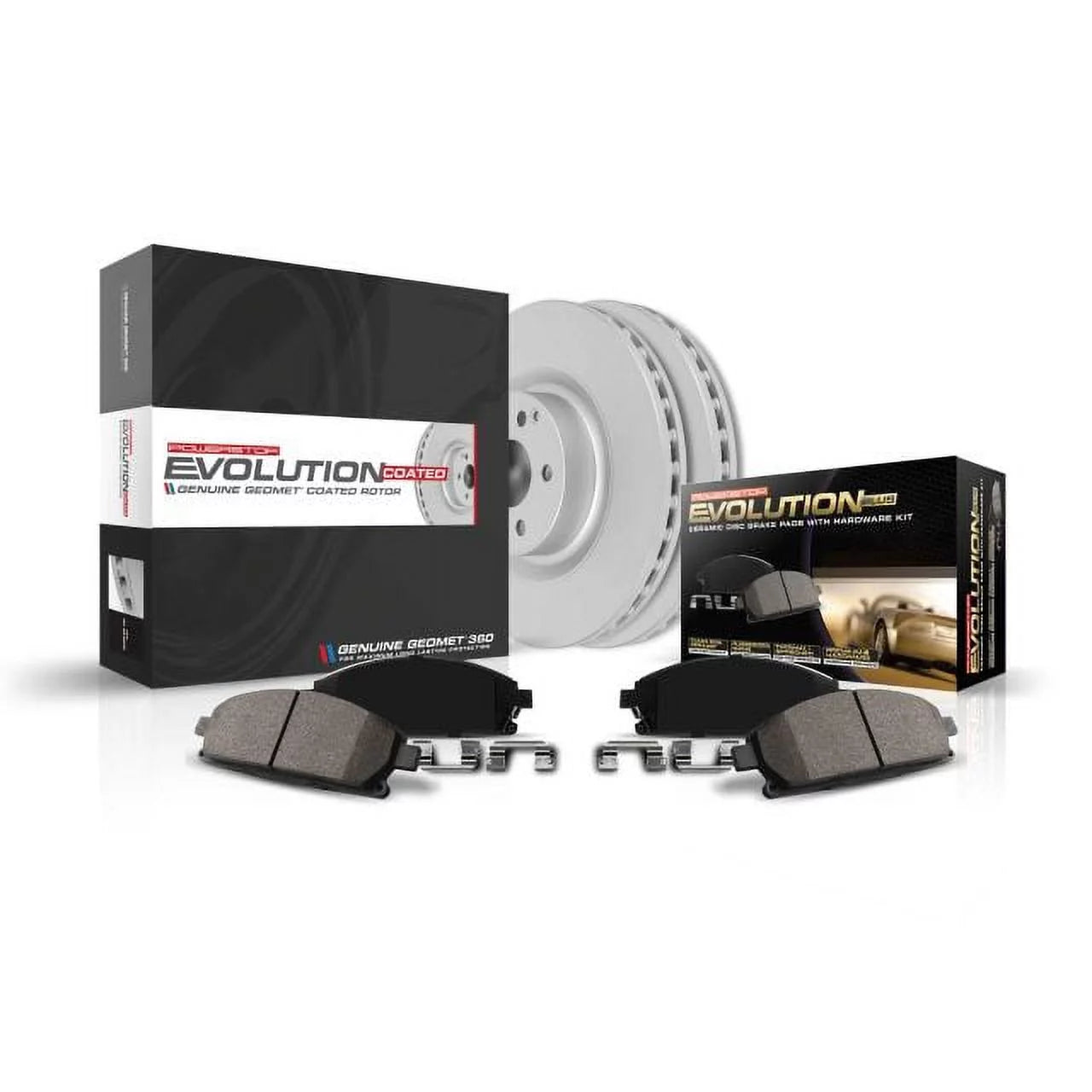 Power Stop Front Coated Rotor Kit CRK2009