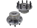 Front Wheel Bearing Hub Assembly - Set of 2 - Compatible with 2000 - 2001 Dodge Ram 2500 4WD with 2-Wheel ABS Brakes