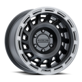 Raceline 957BS-HALO 17 Cast Aluminum Wheel, HALO SATIN BLACK W/ SILVER RING 17X8.5 6X139.7 0mm Fits select: 2015-2018 CHEVROLET SILVERADO K1500 LT, 2014 CHEVROLET SILVERADO K1500