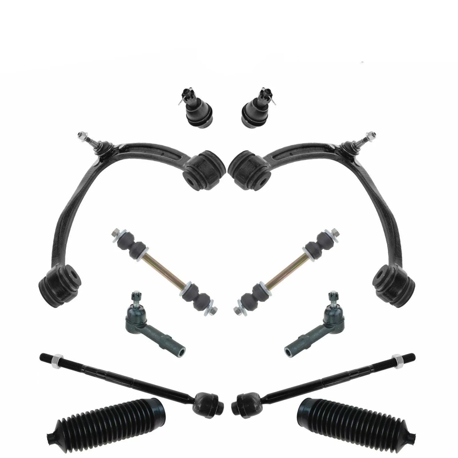 Teledu Control Arms Ball Joints Tie Rods Boots Sway Bar Links For Cadillac Chevy GMC