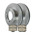 Teledu Front Brake Rotors & Ceramic Pads Kit For Toyota 96-02 4Runner 04 Tacoma 3.4L