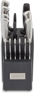 Cuisinart C77SS-15PKCG 15-Piece Stainless Steel Hollow Handle Block Set, Gray
