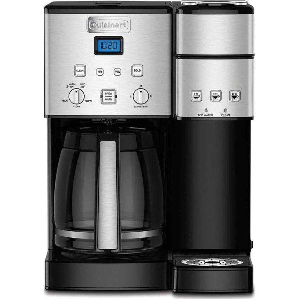 Restored Cuisinart SS-15 12-Cup Coffee Maker & Single-Serve Brewer, Stainless (Refurbished)