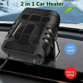 JahyShow 360¡ã 200W Car Heater DC 12V/24V Heating Cooling Fan Windshield Defroster Demister US