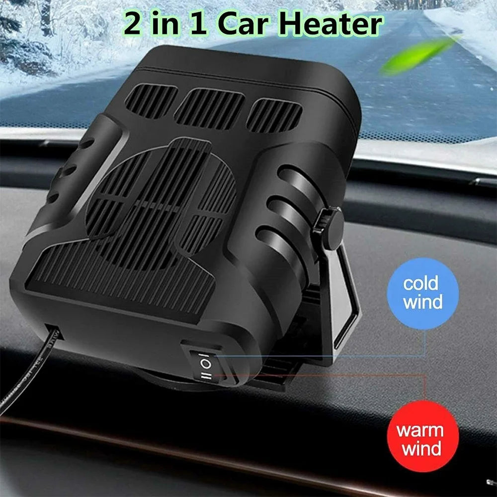 JahyShow 360¡ã 200W Car Heater DC 12V/24V Heating Cooling Fan Windshield Defroster Demister US