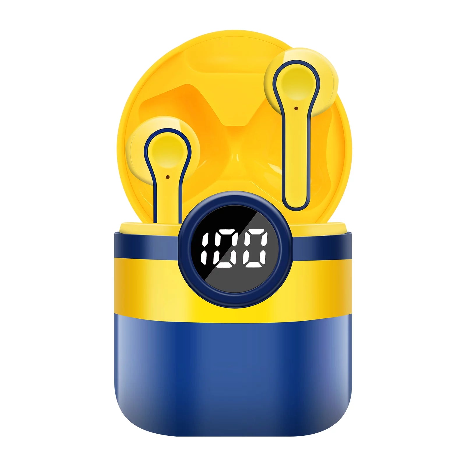 UrbanX Q350 Wireless Earbuds in Ear Bluetooth Headphones For Karbonn S9 Titanium with Microphone & Digital Display IPX7 Waterproof Deep Bass Bluetooth Earbuds for Sports Work & Music.