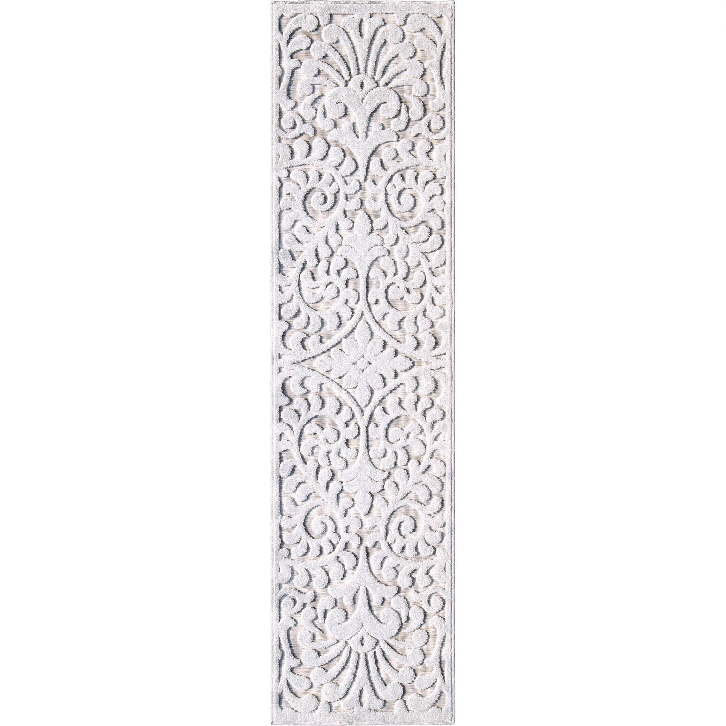 My Texas House Bluebonnets 1'11 X 7'6 Driftwood Floral Runner Rug