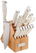 Cuisinart C77WTR-15P Classic Forged Triple Rivet, 15 Piece Set, White