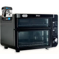 Ninja DCT401BK 12-in-1 Double Oven with FlexDoor Black (Renewed) Bundle with 2 YR CPS Enhanced Protection Pack