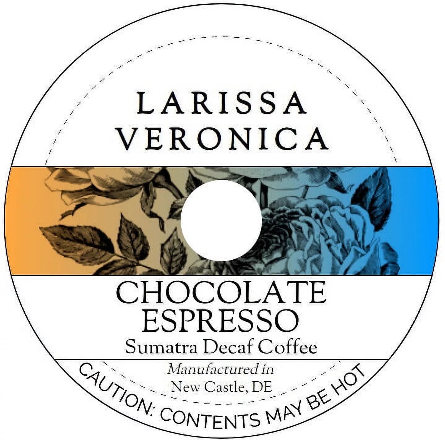 Larissa Veronica Chocolate Espresso Sumatra Decaf Coffee (Single Serve K-Cup Pods), (Chocolate Espresso, Whole Coffee Beans, 12 pods, 2-Pack, Zin: 577438)