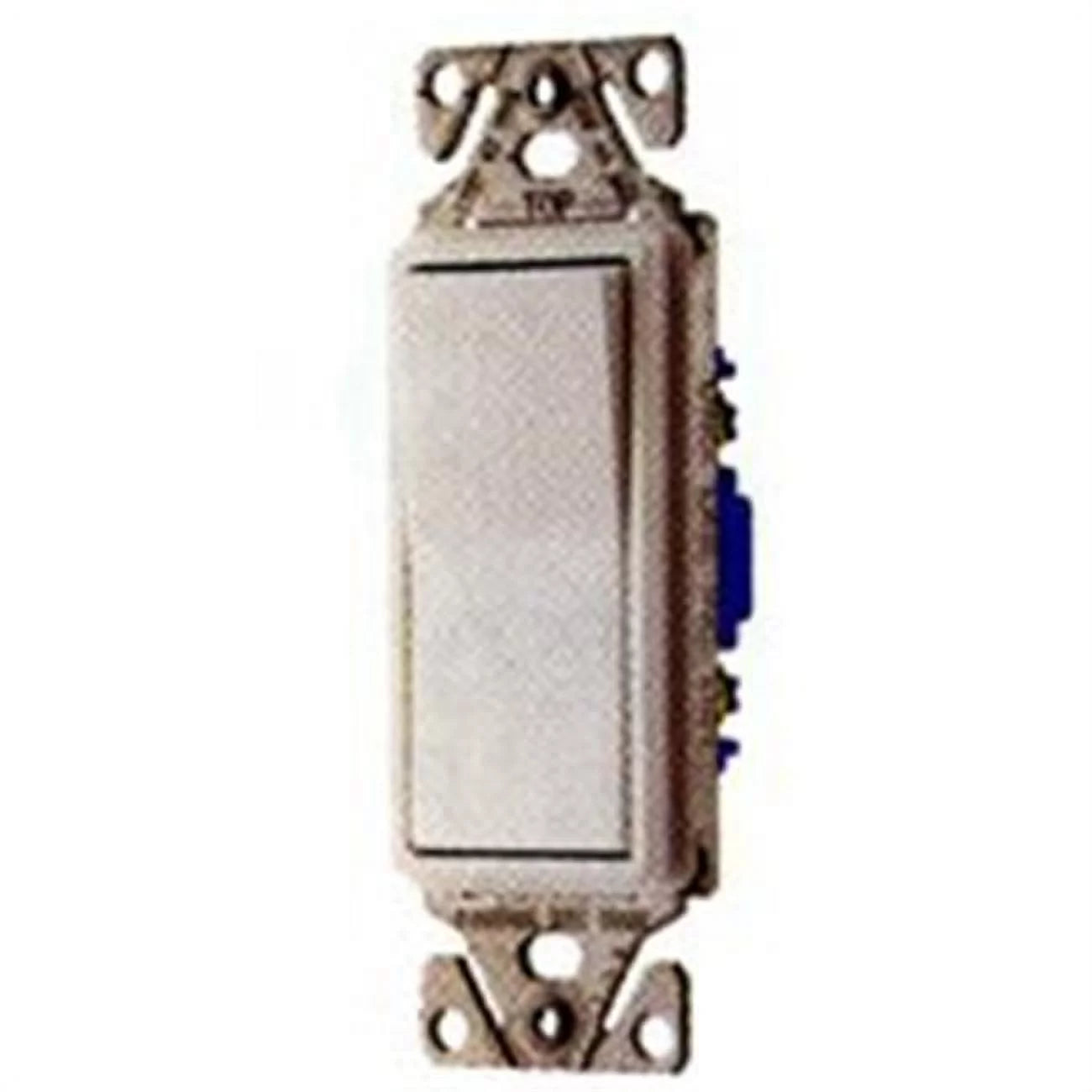 Eaton Wiring Devices 7500 7513W-BOX Rocker Switch, 15 A, 120/277 V, 3-Way, Lead Wire Terminal, White