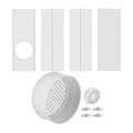 kowaku Air Conditioner Vent Kits, Vertical Window Unit, Portable Air Conditioner Accessories Plate for Sliding Windows and Doors 6inch 10Pcs