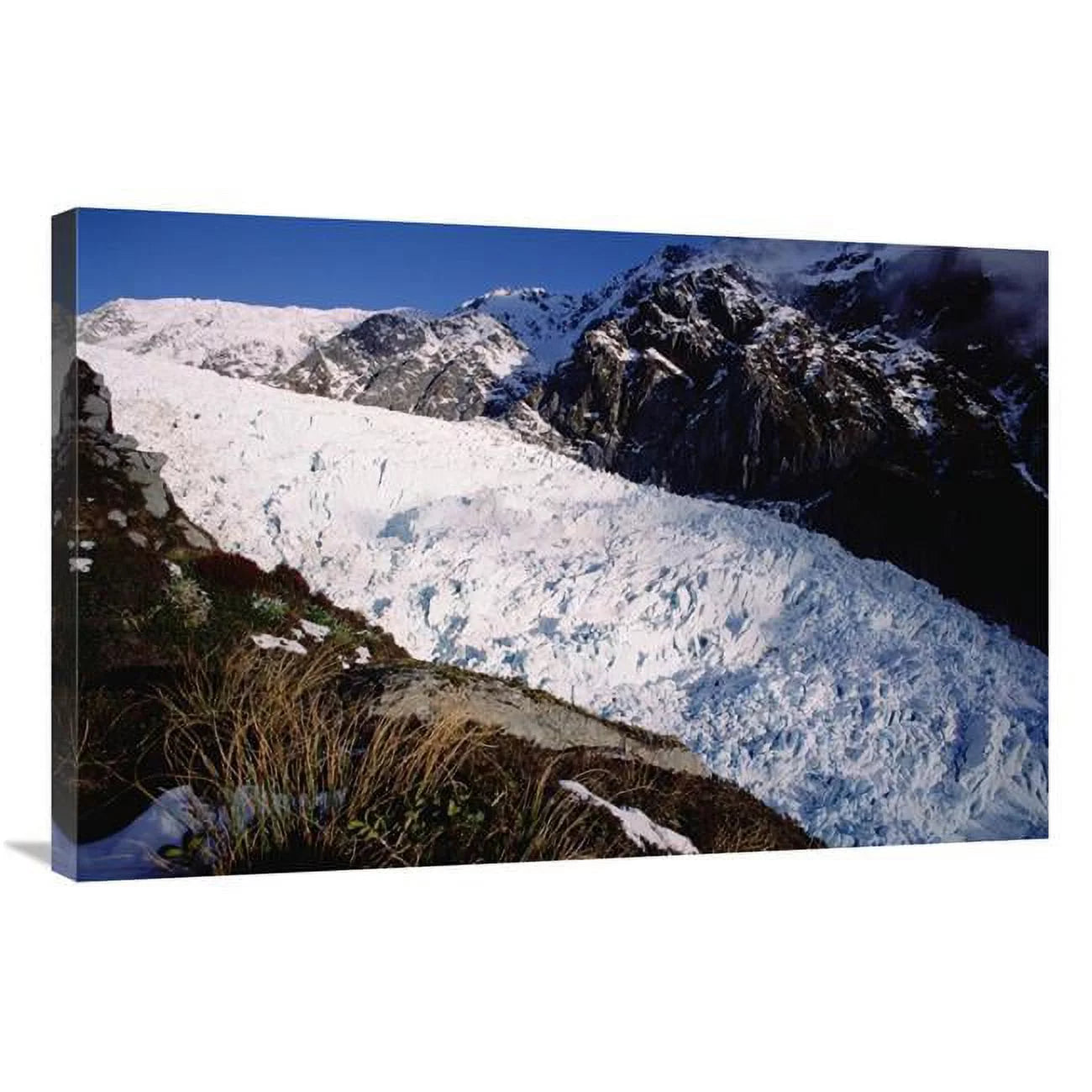 Global Gallery  24 x 36 in. Upper Fox Glacier in Winter - Westland NP - New Zealand Art Print - Tui De Roy