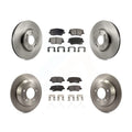 Transit Auto - Front Rear Disc Brake Rotors And Ceramic Pads Kit For 2014-2017 Kia Rondo With Electric Parking K8T-101351
