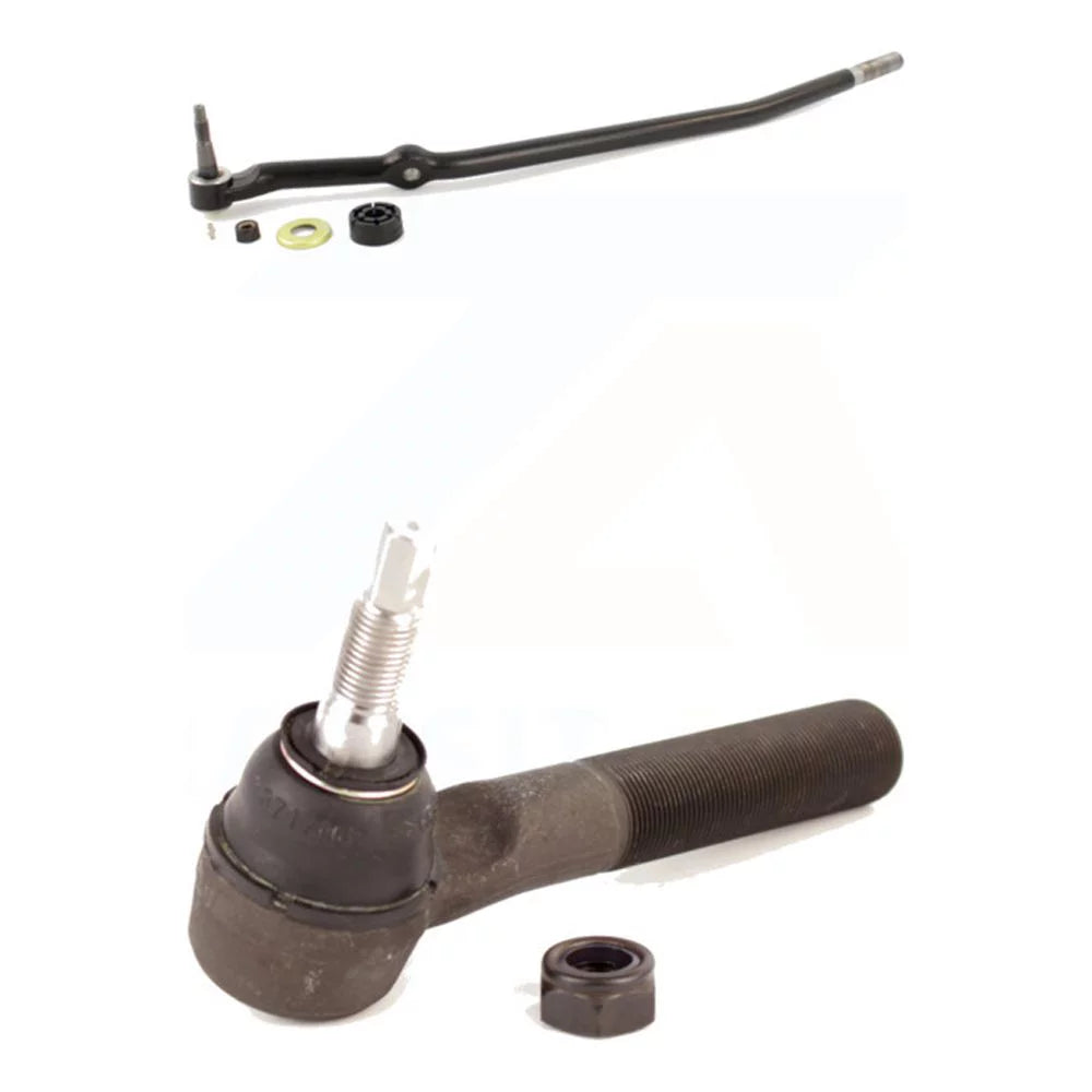 Front Steering Tie Rod End Kit For 2006-2007 Dodge Ram 1500 4WD With 8 Lug Wheels Tampered Hole Mounted Damper KTR-104090