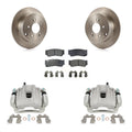 Transit Auto Rear Disc Brake Caliper Rotors And Semi-Metallic Pads Kit For 2007-2009 Hyundai Santa Fe KC8-100571P