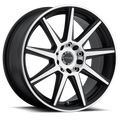 Raceline 144M-Storm 17 Cast Aluminum Wheel, STORM BMF 17X7.5 5X112/5X120 +40mm Fits select: 2010-2017 CHEVROLET EQUINOX LT, 2015 CHEVROLET MALIBU 1LT
