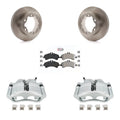 Transit Auto Rear Disc Brake Caliper Rotors And Semi-Metallic Pads Kit For Sprinter 3500 Mercedes-Benz Dodge Freightliner KC8-100874N