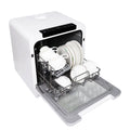 ELECWISH 18in Dishwasher Portable Dishwasher with/ Water Tank Leak-Proof Dry Countertop Dish Washing Machine with Water Tank Air Dry Leak-Proof