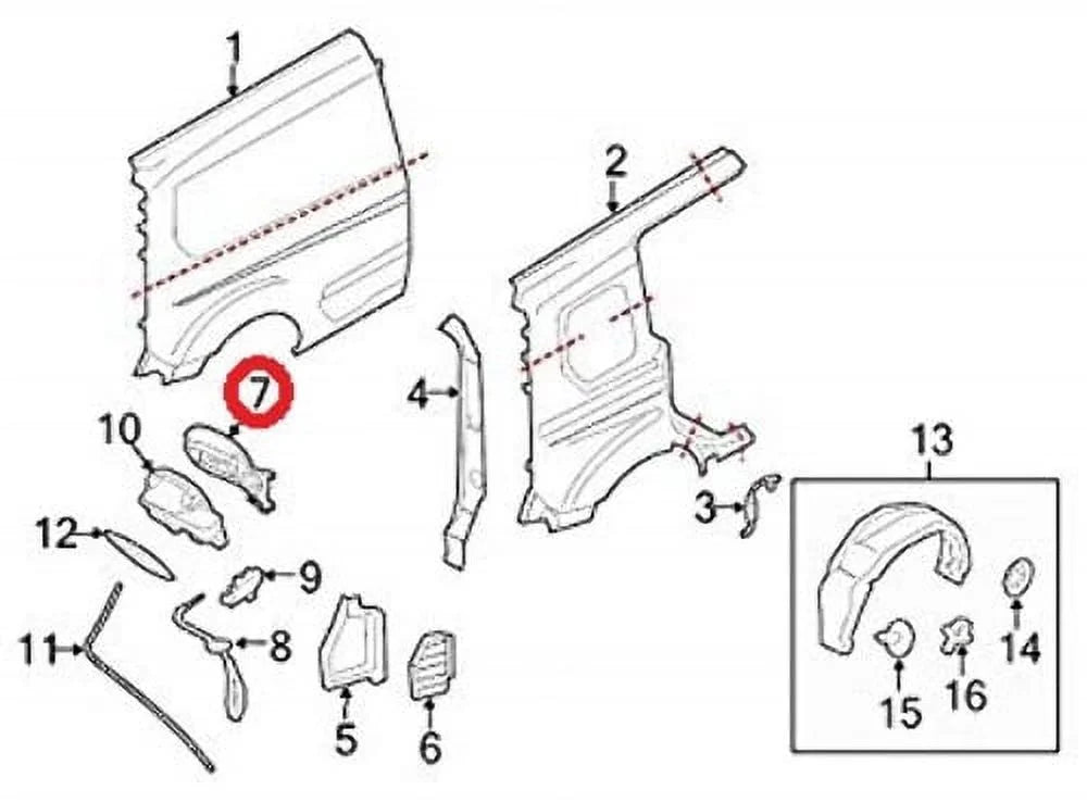 Genuine Ford Transit Connect Fuel Door Tank Filler Access OE DT1Z61405A26B