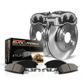 Power Stop Front Stock Replacement Brake Pad and Rotor Kit with Calipers KCOE2952A