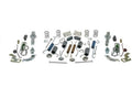 Rear Drum Brake Hardware Kit - Compatible with 1990 - 1995, 1997 - 2006 Jeep Wrangler 1991 1992 1993 1994 1998 1999 2000 2001 2002 2003 2004 2005