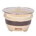 Miulika Burning Camp Portable Grill Tea Warmer Stand with Wire Mesh Barbecue Burner for Barbecue Travel M