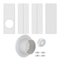 Tongina Air Conditioner Vent Kits, Vertical Window Unit, Portable Air Conditioner Accessories Plate for Sliding Windows and Doors 4inch 10Pcs