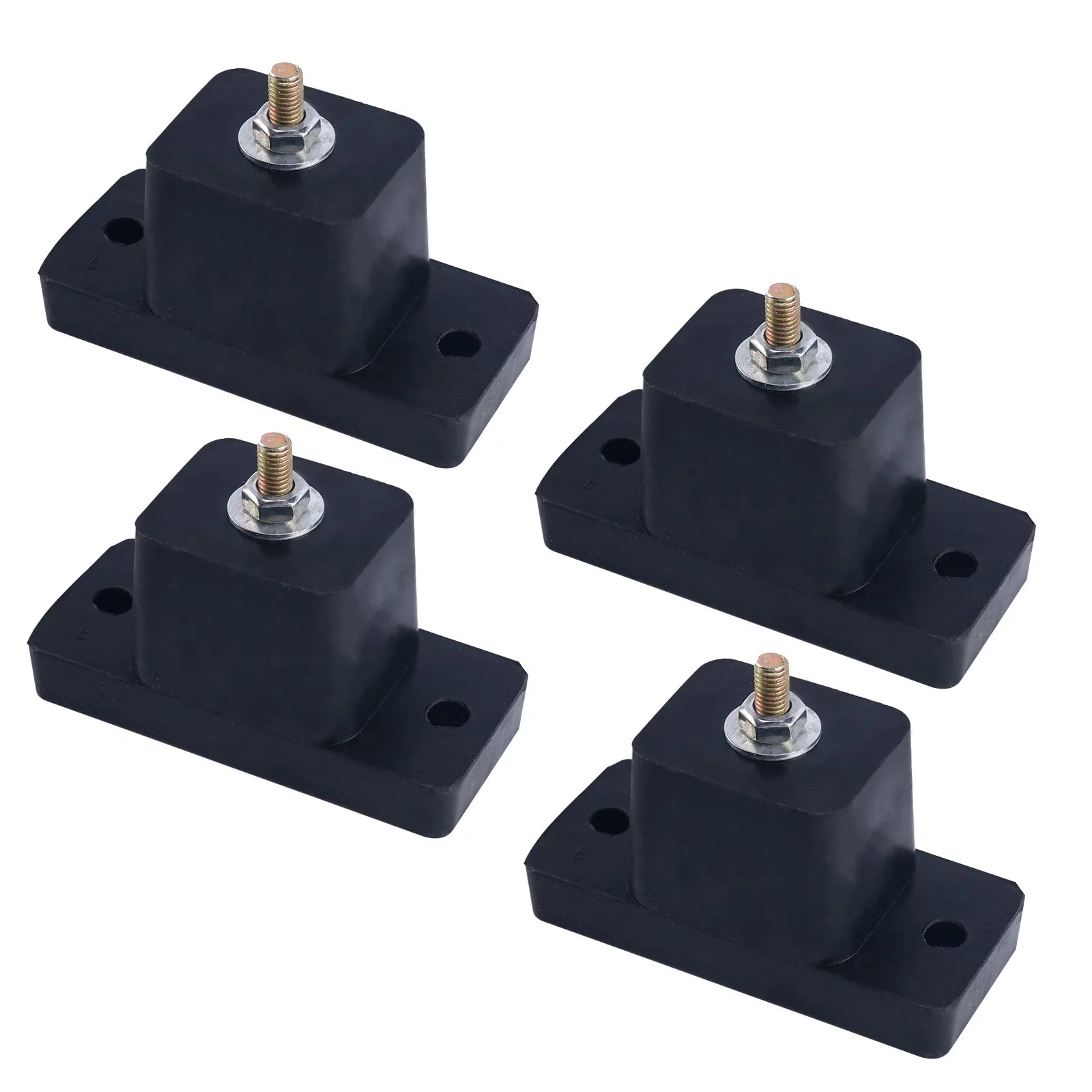 Yabuy Heavy Duty Air Conditioner Mounting Bracket, Rubber Isolator Pads, 4Pack Minimize Vibration and Noise