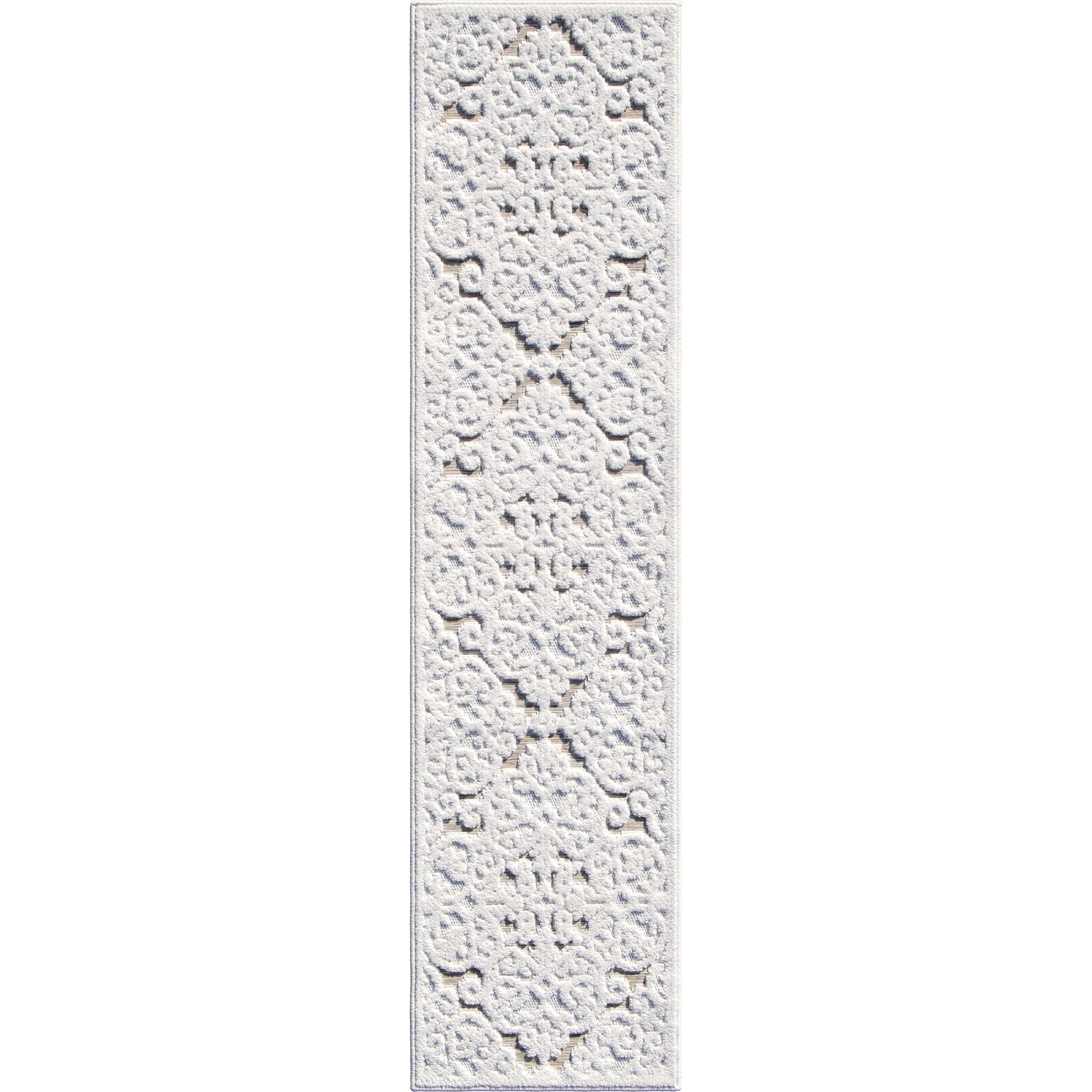 My Texas House Elaine By Orian 2' X 8' Driftwood Floral Runner Rug