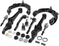 A-Premium Front Suspension Kit Control Arm Ball Joint Tie Rod End Compatible with Honda Accord 1998-2002 & Acura CL 2001-2003, TL 1999-2003 12-PC Set