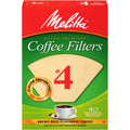 Melitta #4 Cone Coffee Filters, Natural Brown, 40 Count Pack of 12
