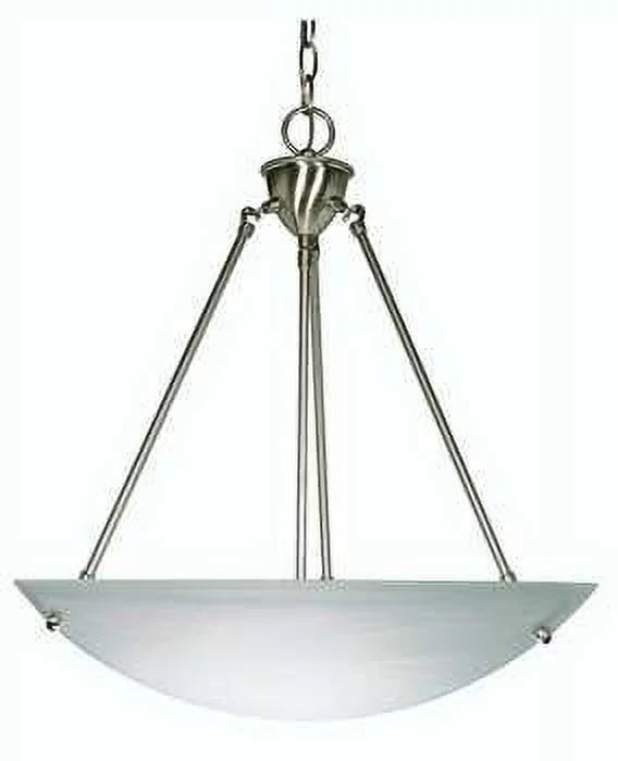 Nuvo Pendant Fixture,3L,23,Alab,Br Nkl 60-370