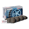 AmeriBRAKES Semi-Metallic Disc Brake Pads with included lubricant and hardware, AmeriPRO PRM702A - For Ram 1500 Ram 2500 Ram 3500 Fits select: 2005-2008 DODGE RAM 1500, 2001-2008 DODGE RAM 2500