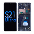 GSA OLED Screen Digitizer Cosmic Black w/Frame For Samsung Galaxy S20 Ultra G988