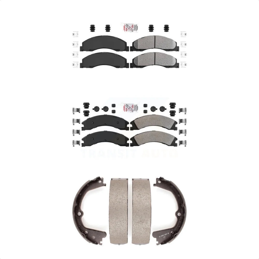 Transit Auto Front Semi-Metallic Disc Brake Pads Kit For Ford E-450 Super Duty KNN-100330
