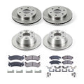 Ultimate Brakes Front and Rear Semi-Metallic Brake Pad and Rotor Kit with Hardware WM81097