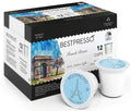 Bestpresso Coffee: Indulge in the Richness of French Roast Single Serve K-Cup Pods - Dark Roast, 96 Count (Compatible With 2.0 Keurig Brewers) - 8 Packs Of 12 Cups