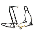 Motorcycle Front+Rear Headlift Dual Lift Stand Compatible with Buell Cyclone/Blast (All Years)