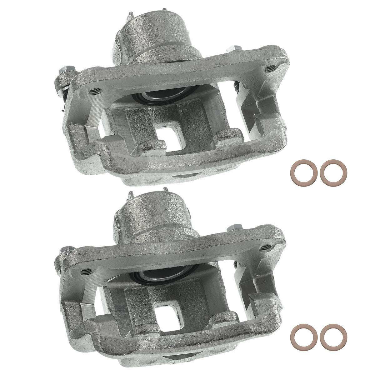 Teledu Rear Left & Right Brake Calipers w/ Bracket For 03-06 Kia Sorento Sport Utility