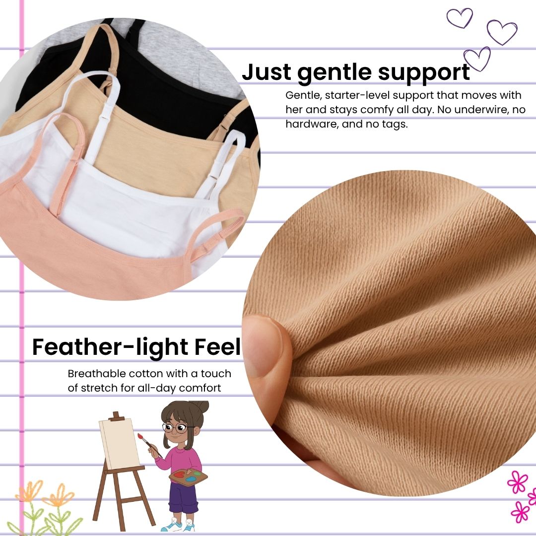 Girls Cotton Training Bras
