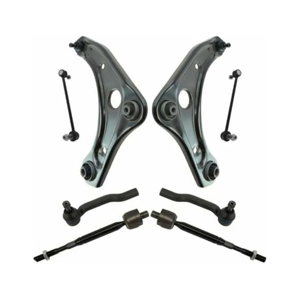 For Nissan 8piece Control Arms Ball Joints Tie Rods End Links Fits select: 2015-2017 NISSAN VERSA NOTE S/S PLUS/SV/SL/SR, 2013-2018 NISSAN VERSA S/S PLUS/SV/SL