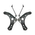 Front Lower Control Arms with Ball Joints Sway Link Suspension Kit Set of 4