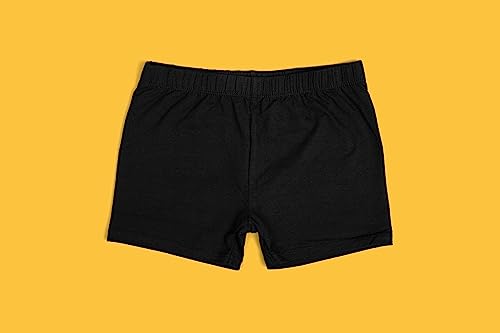 Girls Cotton Cartwheel Shorts - 4 Pack