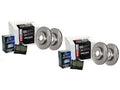 Front and Rear Brake Pad and Rotor Kit - Compatible with 2006 - 2010 Ford Explorer 2007 2008 2009