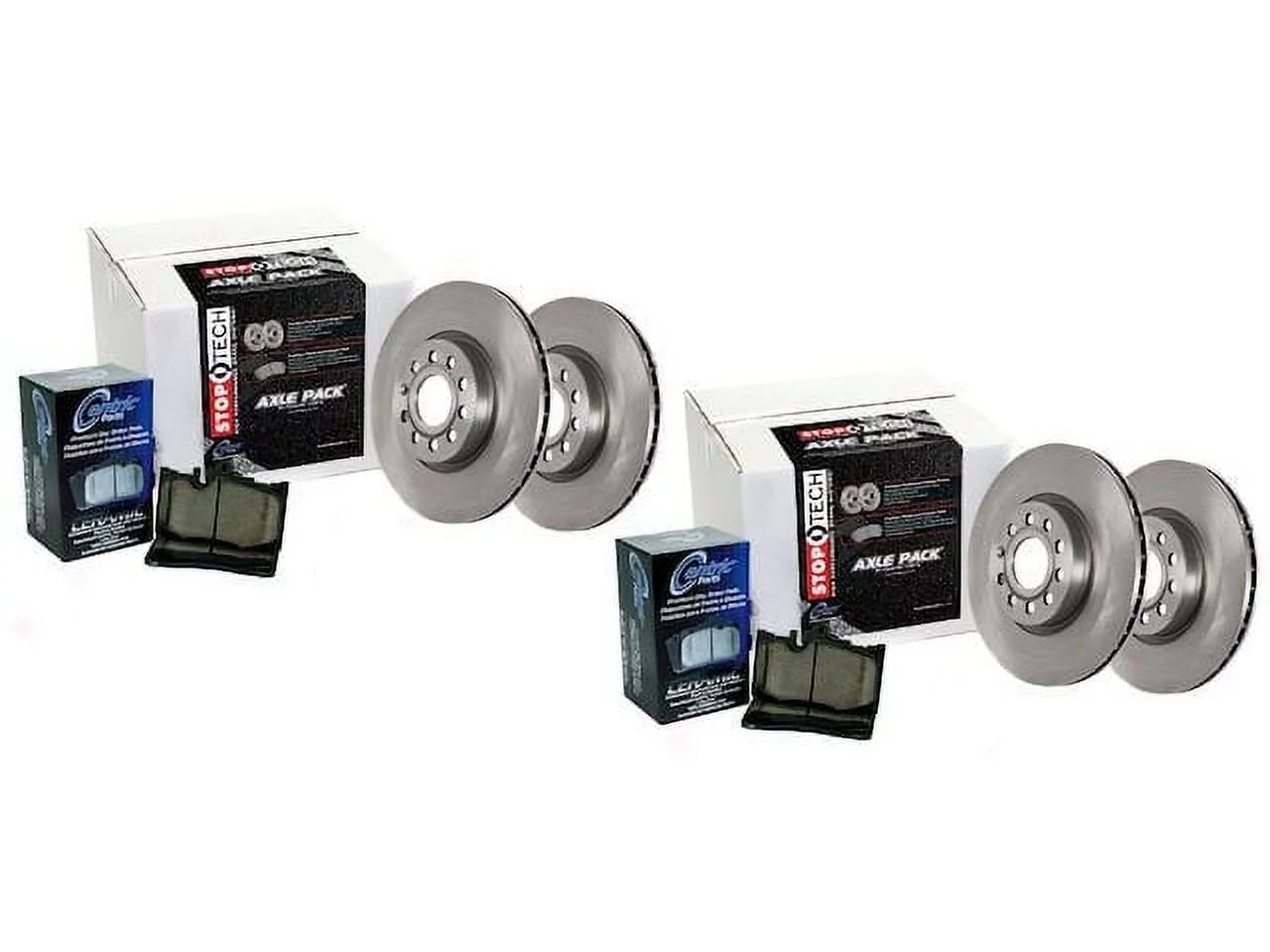 Front and Rear Brake Pad and Rotor Kit - Compatible with 2006 - 2010 Ford Explorer 2007 2008 2009