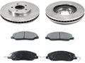 Front Brake Pad and Rotor Kit - Compatible with 2005 - 2010 Ford Mustang 4.0L V6 2006 2007 2008 2009