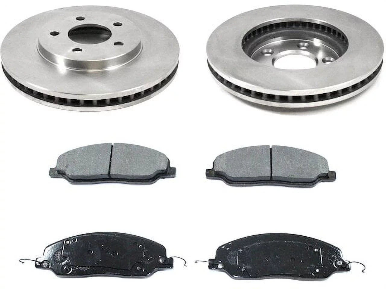 Front Brake Pad and Rotor Kit - Compatible with 2005 - 2010 Ford Mustang 4.0L V6 2006 2007 2008 2009