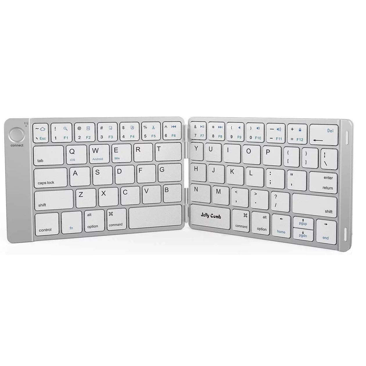 Wireless Keyboard for TCL TAB 10s 10.1/TABMAX 10.4 - Folding Rechargeable Portable Compact for TCL TAB 10s 10.1/TABMAX 10.4